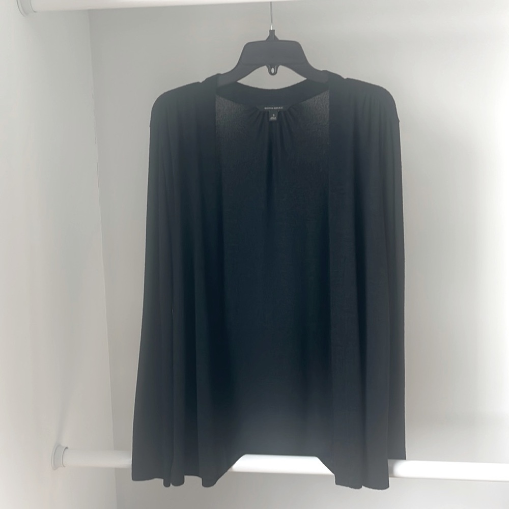 Banana Republic Woman’s Small Black Long Sleeve Cardigan - Picture 1 of 8